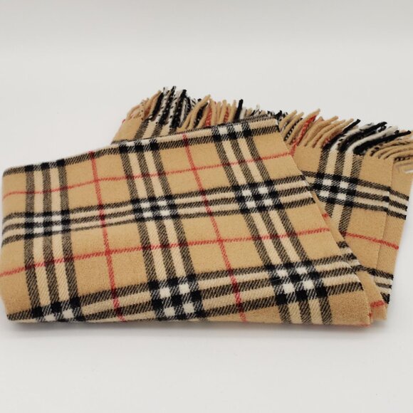 Burberry Classic Vintage Wool Large Scarf lux83-102325 - Picture 4 of 11